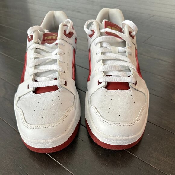 Puma Slipstream Always On Lace Up Mens White/Maroon Sneakers US 12 - Picture 4 of 12